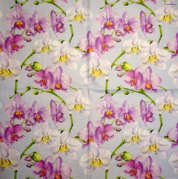 134 Orchids - 3-ply (blue) - Ambiente